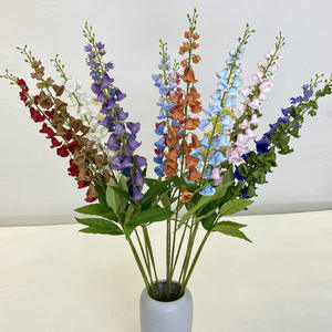 Flor artificial Delphinium jacintos Flor de lirio sala de estar plantas en maceta adornos decoraciones de mesa bellflowers - Product Image 4