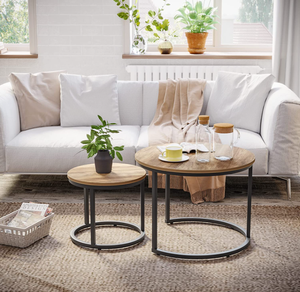 Multifunctionele Set Van <span class=keywords><strong>2</strong></span> Salontafel Speciaal Ontwerp Voor Decoratie In De Woonkamer - Product Image 5