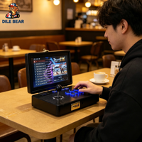 Новая аркадная игровая приставка DX 29800 1 Classic Mini: игровой центр с монетоприемником для нескольких игроков, 14-дюймовая HD-видеоконсоль 720P