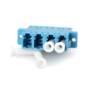 Bộ chuyển đổi sợi quang 4 lõi LC UPC Quad duplex với vật liệu ABS và bảo hành 5 năm cho việc sử dụng Viễn thông mạng FTTH - Product Image 6