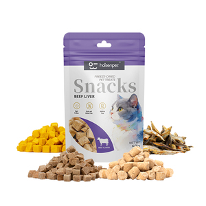 Golosinas para Mascotas Liofilizadas y Balanceadas, Personalizadas OEM ODM, Cubos Crujientes de Pollo y <span class=keywords><strong>Espinaca</strong></span> para Perros y Gatos - Product Image 1