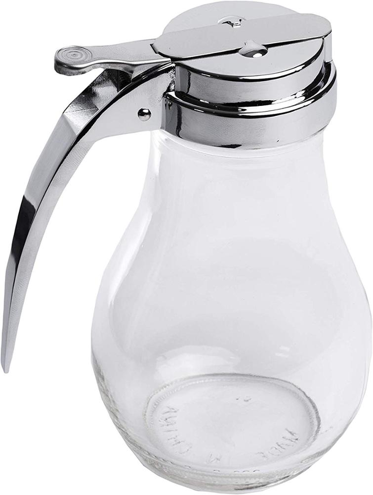 Eco-friendly High Quality Clear/Transparent Syrup Glass dispenser