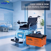 Batería para Silla de Ruedas Eléctrica 38.4V100AH 100AH 150AH 200AH 300AH 3.84KWh 5.76KWh 7.68KWh 11.52KWh Batería Prismática LFP con Protección Contra Sobrecarga