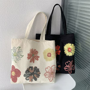 Venta al por mayor Descuento Todos los bolsos de lona de algodón Bolsas de lona de color natural en blanco Bolsas de asas lisas a granel - Product Image 6