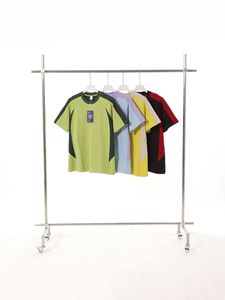 Camiseta inteligente de secado rápido 7A antibacteriana Cool Touch de algodón con cuello redondo de doble cara para hombres Cross Border Trendy Two Tone - Product Image 3