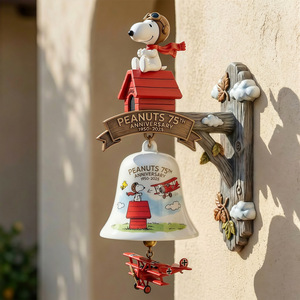 Campanello da Parete Moderno in Metallo con Design Dipinto e Stampa Tipografica, Ornamento Decorativo per la Casa dalla <span class=keywords><strong>Forma</strong></span> Irregolare - Product Image 3
