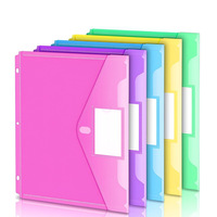Carpeta de Archivo A4 Transfronteriza, Estilo Etiqueta, Impermeable, de PP, para Comercio Exterior, KM015 KEMU, Impresión UV