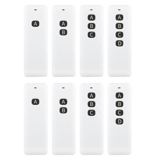 315MHz 433MHZ  4 Buttons  Wireless RF Transmitter 433 MHz Remote Control For Garage Door
