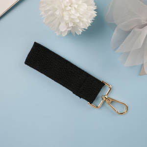 พวงกุญแจเชือกเส้นเล็กพวงกุญแจโลโก้ที่กำหนดเองพวงกุญแจผ้าธรรมดากระเป๋าใส่เหรียญ - Product Image 5