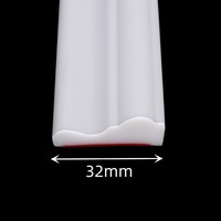 Moulures décoratives de style moderne pour mur de maison, moulures en PS laminées avec film doré, cadre photo