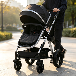 Poussette Bébé 2-en-1 EN1888 Haut de Gamme Pliable en Alliage avec Siège Réversible pour Enfants de 0 à 3 Ans Kinderwagen - Product Image 5