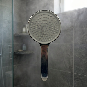 Pommeau de douche circulaire moderne Erp avec jet pluie et ensemble de douche en plastique + alliage de zinc, modèle 33320 pour robinets de salle de bain et de douche - Product Image 3