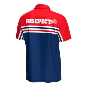 Maillots de course à manches courtes pour équipes sportives, sublimation, chemises de moto, polo moto en denim - Product Image 2