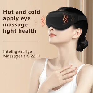 Elektrik yoğurma göz maskesi isı ve buz sıkıştırma ile masaj aleti akıllı elektrikli göz masajı
