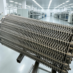 Bande transporteuse en maille spirale équilibrée à chaîne en acier inoxydable pour <span class=keywords><strong>la</strong></span> transformation alimentaire et <span class=keywords><strong>le</strong></span> séchage industriel - Product Image 1