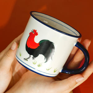 شخصية كبيرة الديك قدح قهوة من السيراميك للنساء والرجال - Product Image 5