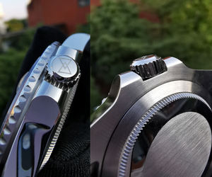 Cronos L6020 Montre de Plongée pour Homme Automatique Mécanique 20 ATM Lunette Saphir <span class=keywords><strong>5</strong></span> Maillons Bracelet en Acier Inoxydable Solide NH34 - Product Image 5