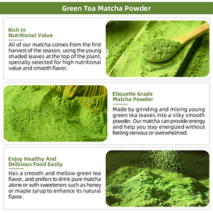 Polvere di Matcha Cerimoniale 7A Naturale, Etichetta Privata, Verificata in Laboratorio, Ecologica, Coltivata all'Ombra, Fornitore all'Ingrosso di Tè - Product Image 5