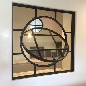 Cửa sổ tròn bằng thép carbon-Thiết kế mái hiên bằng kính cường lực & khung tiết kiệm năng lượng cho ngoại thất nhà Lịch Sử - Product Image 3