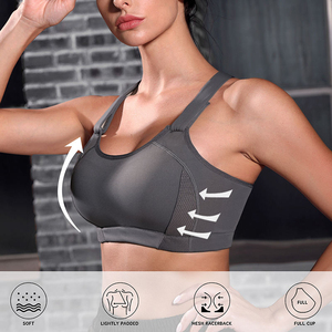 Soutien-gorge de sport compressif |   Soutien et confort complets |   Idéal pour la course à pied, le yoga et les séances de sport en salle de gym |   Personnalisation de la marque disponible - Product Image 2