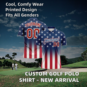 เสื้อกอล์ฟผู้ชายผ้าถักเนื้อนุ่ม ระบายอากาศได้ดี ผลิตจากผ้าสแปนเด็กซ์/คอตตอน รับสกรีนโลโก้แบบซับลิเมชั่น ปักโลโก้ หรือออกแบบโลโก้ส่วนตัว - Product Image 2