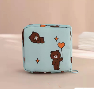 Nuevas Toallitas Sanitarias Aunt Napkins, Bolsa de Almacenamiento Portátil de Gran Capacidad, Bolsa <span class=keywords><strong>Pequeña</strong></span> para Estudiantes, Almacenamiento Portátil de Toallitas Sanitarias de Algodón - Product Image 4