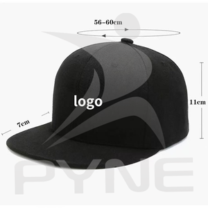 Casquette de baseball snapback personnalisée en gros avec logo 3D brodé pour hommes et femmes, casquette snapback à visière plate de haute qualité personnalisée à 6 panneaux - Product Image 3