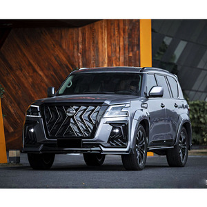 Kit de carrocería black hawk edition, Incluye rejilla de parachoques delantero y trasero, PP ABS, guardabarros para <span class=keywords><strong>Nissan</strong></span> Patrol Y62 2021, 2020 - Product Image 3