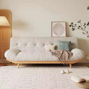 Nhà máy tùy chỉnh giá bán buôn giá rẻ futon gấp bấm vào <span class=keywords><strong>Clack</strong></span> vải nhung kẻ <span class=keywords><strong>sofa</strong></span> đến giường ngủ có thể gập lại bằng gỗ <span class=keywords><strong>Sofa</strong></span> giường - Product Image 3