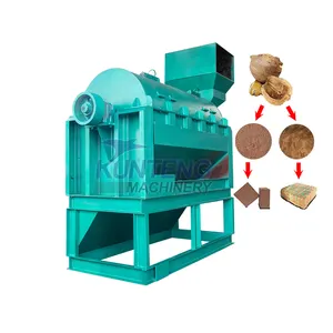 Mesin pemisah ekstraksi serat kelapa kecil jalur pengolahan sekam
