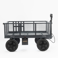 Chariot électrique Capacité de charge maximale 100kg Chariot électrique de jardin Chariot électrique Chariot camping-car