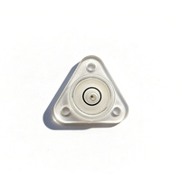 Niveau à bulle triangulaire avec 3 trous de fixation, niveau à bulle de précision pour l'alignement des machines, des camping-cars et des meubles