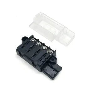 Portafusibles Universal de 32 VCC para Montaje en <span class=keywords><strong>Panel</strong></span>, 4 Vías, Tipo Cuchilla, Compacto, con Cubierta, para Auto, Camioneta, Barco, RV - Product Image 3