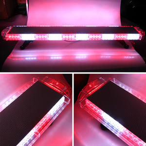 Barra de Luces Estroboscópicas <span class=keywords><strong>CIGO</strong></span> LED-740-10, 102 LED, 1.2M de Largo, Nueva, Soporte de Aleación de Aluminio, Luz de Advertencia Roja y Blanca Intermitente, DC12-24V - Product Image 6