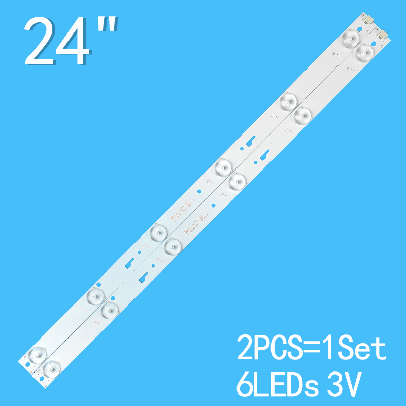 448mm LED Backlight Strip TV for MONITOR JL.D24061235-140MS-F JF-D413-S0 6 Lamp 24 INCH LCD Universal Light 3V