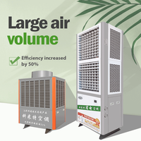 Système de refroidissement industriel Kemite, unité de traitement d'air, pompe à moteur |   Système de climatisation indirect à refroidissement par évaporation avec compresseur scroll de 30,26 kW