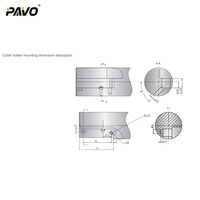 Porte-outil micro-réglable PAVO Tools pour outils de perçage CNC
