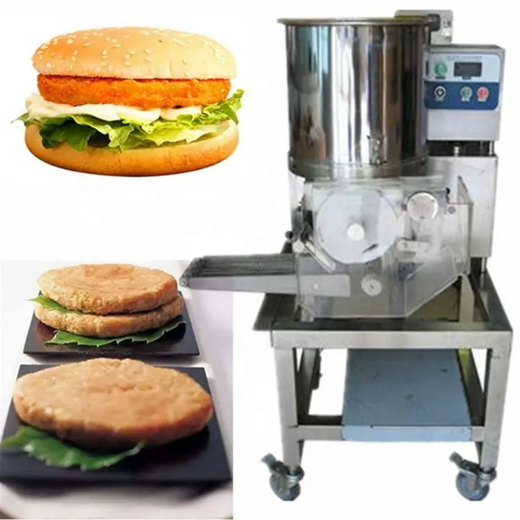 ハンバーガーパテ製造機/ビーフパティチキンカツマシン/バーガーパテミートパイプレス機バーガーパティマシン