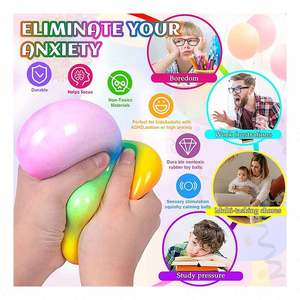 Juego de Pelotas Blanditas Personalizadas 2024 para Adultos, Diseño Innovador en Forma de Cubo de Hielo, Juguete Antiestrés para Apretar, Divertido Juguete Blando de Nuevo Diseño - Product Image 2