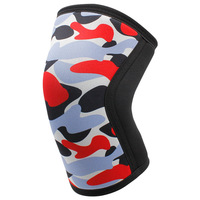 Genouillères de compression en néoprène SCR 7mm avec logo personnalisé pour l'haltérophilie et le squat Powerlifting genouillères de sport respirantes