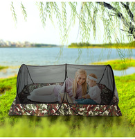 Moustiquaire de terrain camouflage portable anti-insectes, installation facile, pliable, pour étudiant, entraînement, usage individuel, quatre saisons