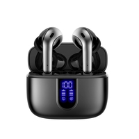 Auriculares Inalámbricos TWS Bluetooth BT5.3, Auriculares para Juegos de Latencia Ultrabaja, Resistentes al Agua IPX5, con Reducción de Ruido