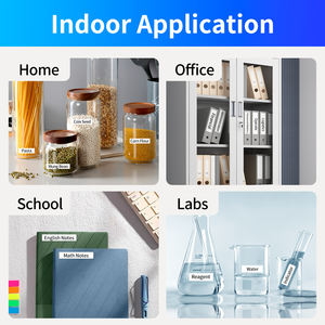 Ruban adhésif vinyle noir sur blanc compatible M21-500-595-WT résistant aux intempéries pour imprimante d'étiquettes <span class=keywords><strong>Brady</strong></span> <span class=keywords><strong>BMP21</strong></span>-<span class=keywords><strong>PLUS</strong></span> pour <span class=keywords><strong>BMP21</strong></span> <span class=keywords><strong>BMP21</strong></span>-LAB - Product Image 6