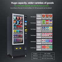 Promoción de Nuevo Producto: Máquina Expendedora Combinada Pequeña de Aperitivos y Bebidas, Máquina Expendedora Combinada Automática para Exteriores con Pago con Tarjeta de Crédito