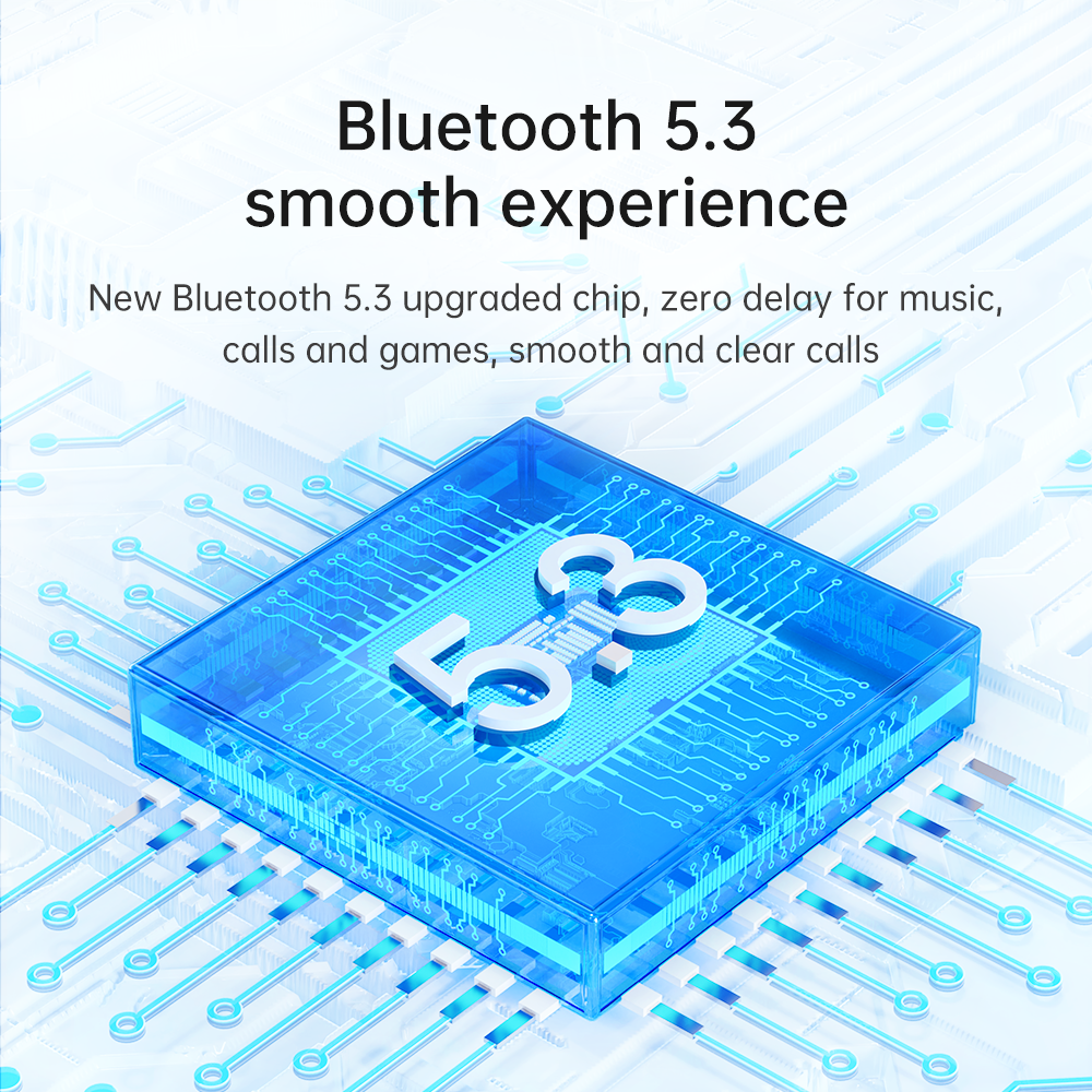 ROCK Y6 Wireless Sports Earbuds - Bluetooth 5.3, Environmental Noise  Cancellation, IPX Waterproof, Ideal for Mobile Use