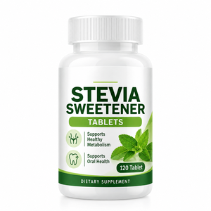 Comprimés d'extrait de stévia naturelle OEM, favorisent un métabolisme sain, 200 mg, sans sucre, qualité alimentaire, édulcorant à la stévia - Product Image 1