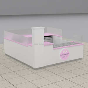 Escritorio <span class=keywords><strong>de</strong></span> trabajo Rosa <span class=keywords><strong>de</strong></span> estilo elegante Mostrador <span class=keywords><strong>de</strong></span> exhibición blanco quiosco <span class=keywords><strong>de</strong></span> <span class=keywords><strong>panadería</strong></span> usado escaparate <span class=keywords><strong>de</strong></span> exhibición <span class=keywords><strong>de</strong></span> descanso transparente para la venta - Product Image 3
