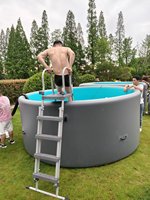 OEM ODM DWF Aufblasbarer Kinder-Swimmingpool Große Größe Kommerziell UV-Beständig für Outdoor-Gartenpartys mit Pumpe
