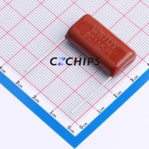 Condensador de película de polipropileno (CBB) W312G155KS8L00B0FC, componente de montaje en orificio (THT), P=27mm 1.5uF 10% 400V - Product Image 1