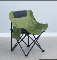 Chaise pliante d'extérieur Oxford Cloth table et chaise pliantes de camping Portable tabouret pliant de camping chaise de lune de pêche